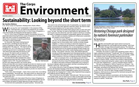 The Corps Environment July 2014 Article The United States Army