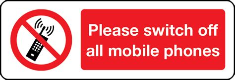 Please Switch Off All Mobile Phones Sign Stocksigns