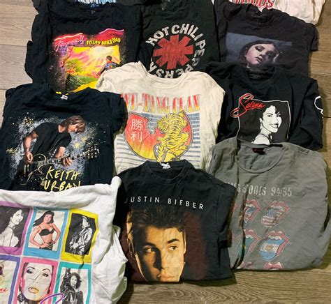lot of 15 band rock pop band t shirts ebay