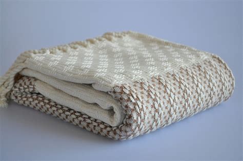 Handwoven Turkish Bath Towel Wicker Peshtemal Coffee 28 50 Via