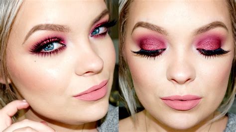 Cranberry Smokey Eyes Makeup Tutorial Brianna Fox Youtube