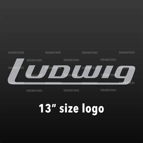 Ludwig Modern 13 Drums Logo Replacement For Bass Drum Etsy
