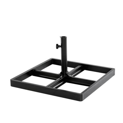The abba patio outdoor umbrella bases are made up of two parts, the first being the circular umbrella base, and the second being the vertical shaft which bolts to this is a nice patio table umbrella base at a decent price point for its weight capacity. Hampton Bay Steel Outdoor Patio Umbrella Base in Black ...