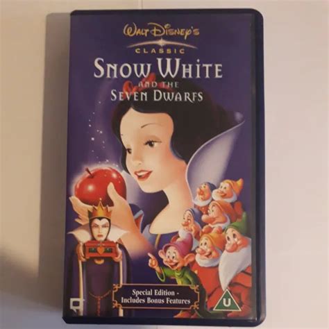 Snow White And The Seven Dwarfs Video Vhs Special Edition Bonus