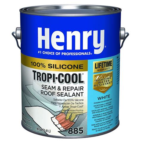 Henry 090 Gal 885 Tropi Cool 100 Silicone Seam And Repair Roof