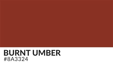 The Warmth And Depth Of Burnt Umber A Guide To This Earthy Hue Hipfonts