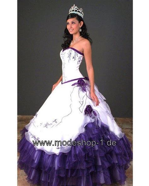 Kaufen preiswerte günstige brautkleider und brautmode mit erstklassiger qualität nach maß.bei milanoo gibt es mehr als 800 wunderschöne brautkleider styles.shoppen sie jetzt ihre trauhafte. Brautkleid 2019 Lila Weisses Abend / Ballkleid Zweifarbig ...