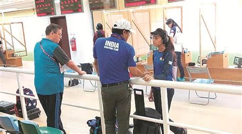 father an electrician at shooting range daughter wins olympic quota sports news the indian