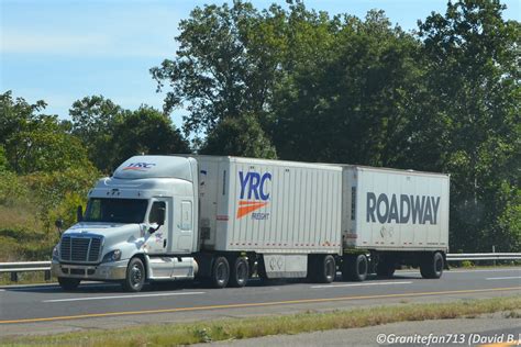 Yrc Freight Freightliner Cascadia With Doubles A Photo On Flickriver