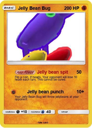pokémon jelly bean bug jelly bean spit my pokemon card