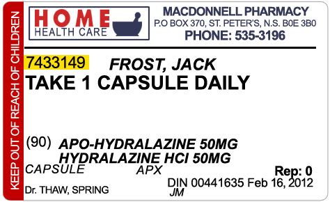 Prescription bottle label template | stcharleschill. MacDonnell Pharmacy - St. Peter's, Nova Scotia - » Online ...