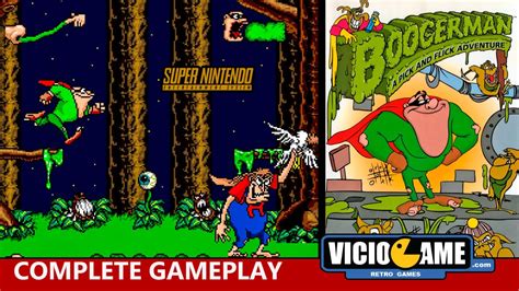 🎮 Boogerman Super Nintendo Complete Gameplay Viciogame