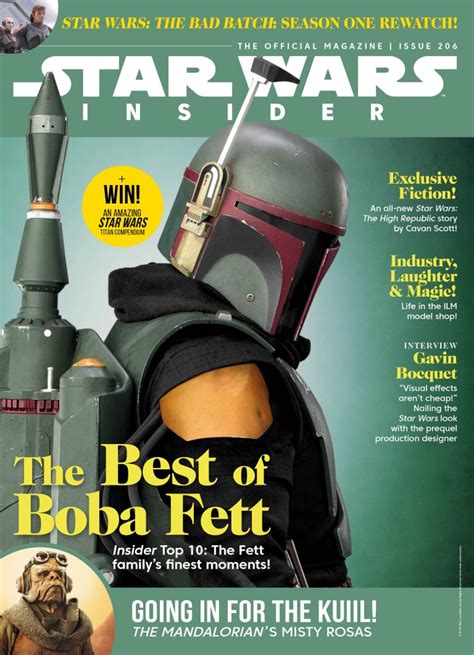 Boba Fett Feature ‘the Bad Batch Season One Companion And More In Star Wars Insider 206