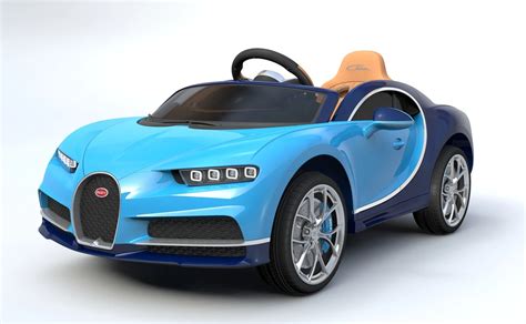 Licensed Bugatti Chiron 12v Ride On Kids Electric Car With Remote Cont