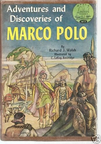 Marco Polo Adventures And Discoveries Landmark Books 1