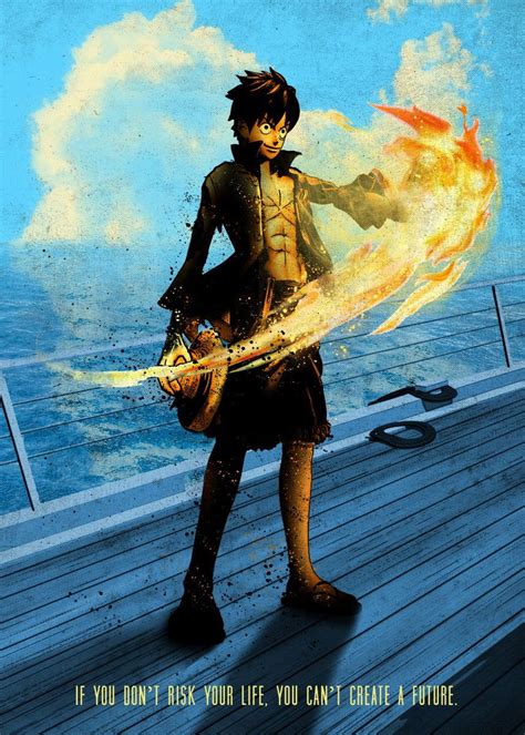 Displate Poster Pirate Boy Pirate Boy Anime Manga One Piece