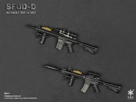 Easyandsimple 06011 Sfod D Assault Rifle Set