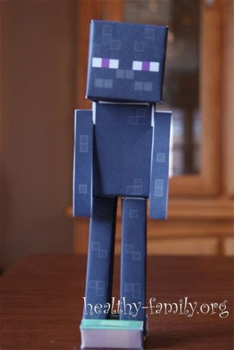 Minecraft Papercraft Enderman
