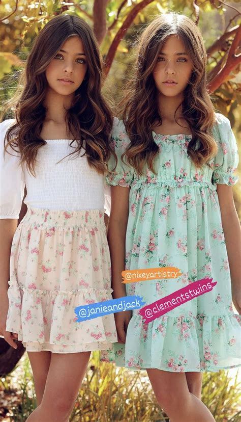 Pin By Madi Taylor On The Clements Twins In 2022 Fashion Girl Leah