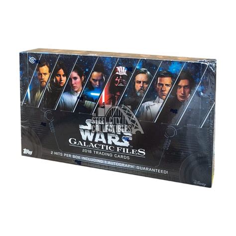 2018 Topps Star Wars Galactic Files Hobby Box Steel City Collectibles
