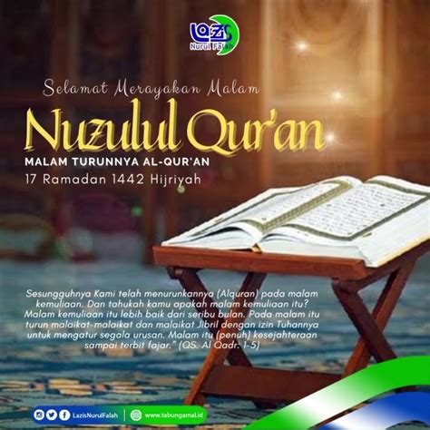 Selamat Memperingati Malam Nuzulul Quran Nuzulul Quran Merupakan Suatu
