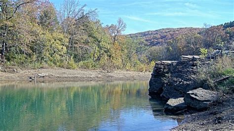Arkansas Lakes And Rivers Map Geographical Twists And Turns