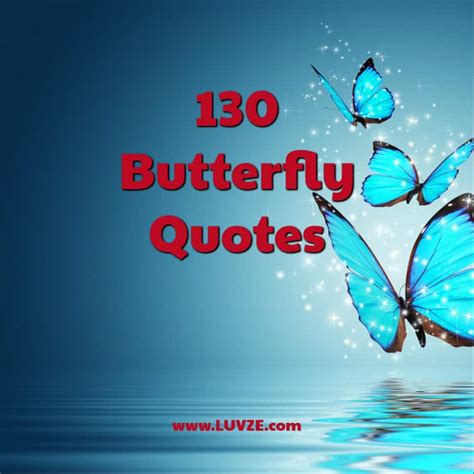 130 Butterfly Quotes And Sayings