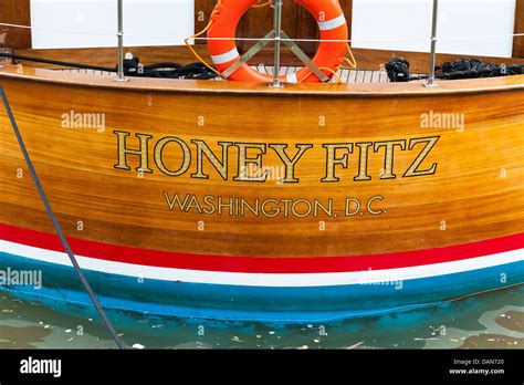 John F Kennedys Presidential Yacht The Honey Fitz Is Seen Docked In