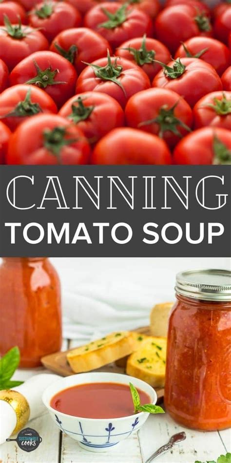 Canning Tomato Soup Base Homemade Canned Tomato Soup Sustainable Cooks