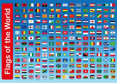 Flag Of The World Map Map