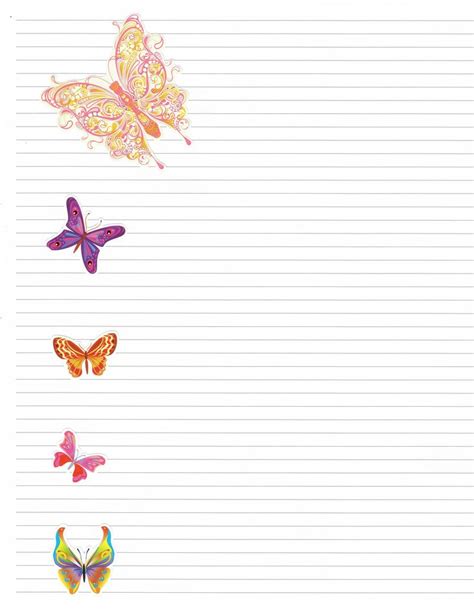 Pin By Eileen Lanting On Stationary Printable Lined Paper Writing