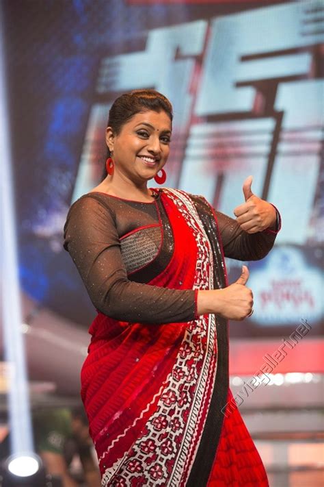 Actress Roja Photos In Zee Telugu Race Game Show