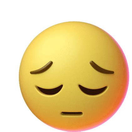 Sad Face Emoji Sticker Sad Face Emoji Frown