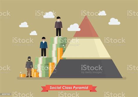 Ilustración De Pirámide De Clases Sociales Y Más Vectores Libres De