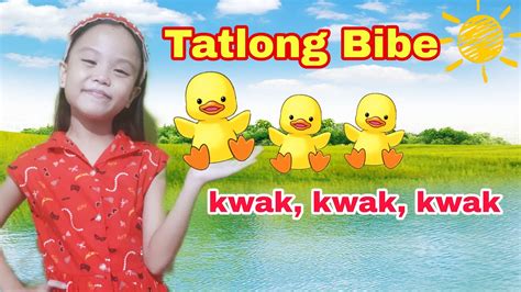 May Tatlong Bibe Awiting Pambata Tagalog 3 Bibe Song Tatlong Bibe