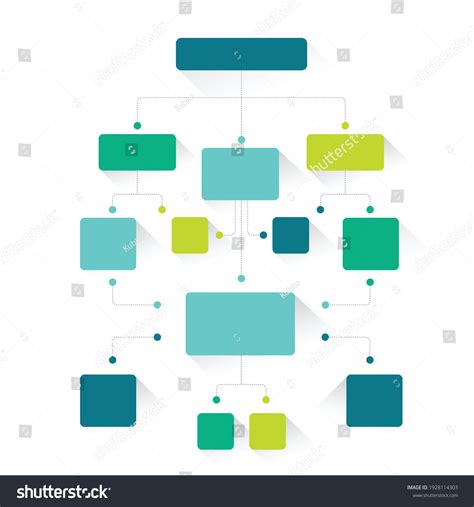 Flowchart Infographic Scheme Diagram Vector Stock Vector Royalty Free