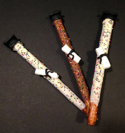 Graduation Pretzel Rods Etsy Vanilla Candy Coating Chocolate Pretzel Rods Pretzel Rods