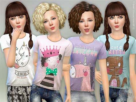 T Shirt Collection Gp12 By Lillka At Tsr Sims 4 Updates