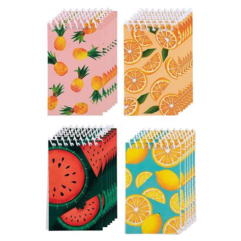 Spiral Notepad 24 Pack Top Spiral Notebooks Bulk Mini Spiral