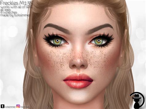 The Sims Resource Freckles M135