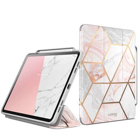 Ipad Pro 129 Inch2018 Cosmo Case Marble Pink I Blason