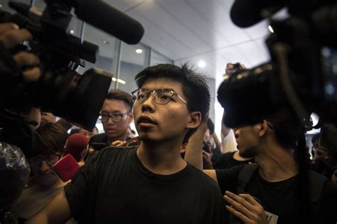 prominent hong kong pro democracy activist joshua wong released from jail the washington post