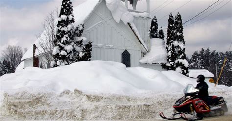 Oswego County In New York Has 83 Inches Of Snow