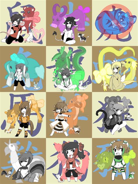 The Chinese Zodiac Closed By Sbc Adoptables On Deviantart
