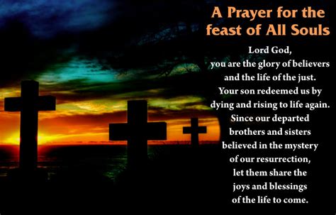 In celebrating the dear ones who have gone before us, we feel maiti composed the following prayer based on psalm 50. All Souls Day Prayer - The Southern Cross