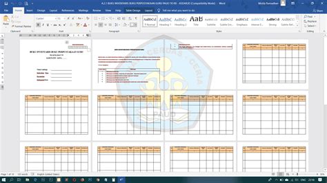 √lengkap Contoh Format Administrasi Sarana Prasarana Paud Tk Ra Kb