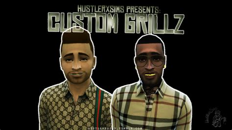 My Sims 4 Blog Custom Grillz By Hustlerxsims
