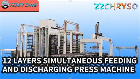 12 Layers Simultaneous Feeding And Discharging Press Machine Youtube