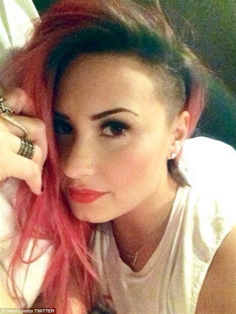 Side Shave Shaved Head Demi Lovato Lovato