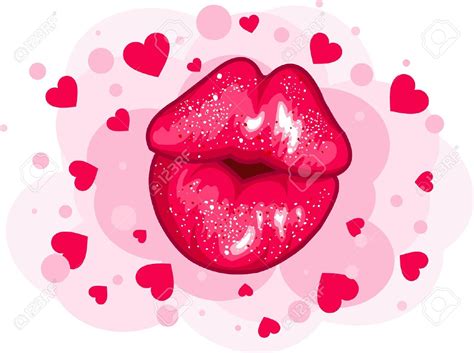 Animation Kiss For Mouth Clip Art Library